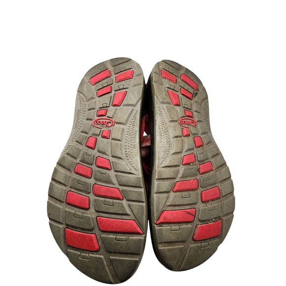 Chaco Womens Z/2 Classic Sandals Adjustable Straps Red & Black Comfortable Outdo - Picture 4 of 4